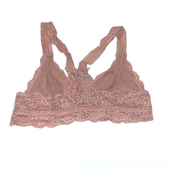 Lace Racerback Bralette Pink or Dusty Purple Boho - Picture 4 of 4